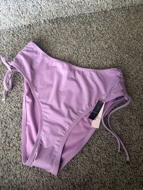 Victoria's Secret Lavender Side-Tie High-Waist Bikini Bottom